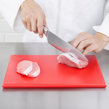 Hygiplas High Density Chopping Board Red - 12x229x305mm