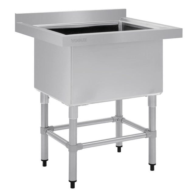 Vogue St/St Deep Pot Sink - 770mm (w) x 600mm (d)  90mm Drain