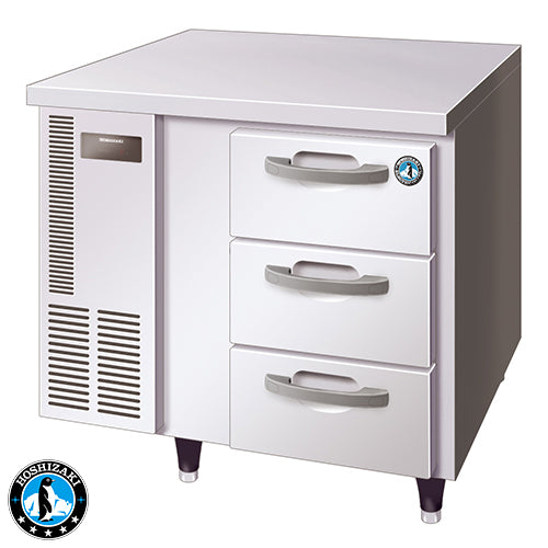 Hoshizaki 3 Drawer 100mm Deep Gastronorm Underbench Freezer - FTC-90DEA-GN-3D