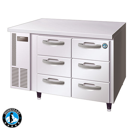 Hoshizaki 6 Drawer 100mm Deep Gastronorm Underbench Freezer - FTC-125DEA-GN-6D
