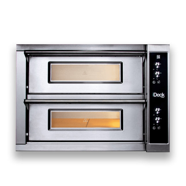 Moretti Forni Double Deck iDeck Digital Controls 12x 30 cm Pizza Oven iDD65.105