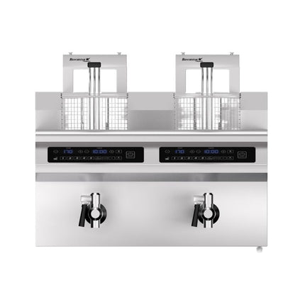 Benchstar Double Tanks Auto Lifting Induction Fryer - IF7000D-AL