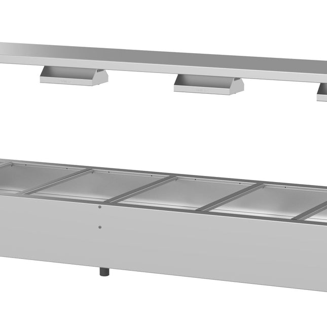 Woodson 6 Module Self Serve Hot Food Display W.HFSS26