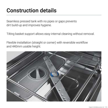Fagor iNova Concept Pass-Through Dishwasher WHC-502TBD