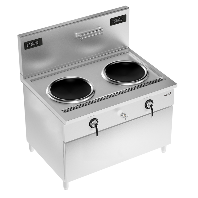 IWOK Commercial Induction Double Wok Three Phase– IWOK-2