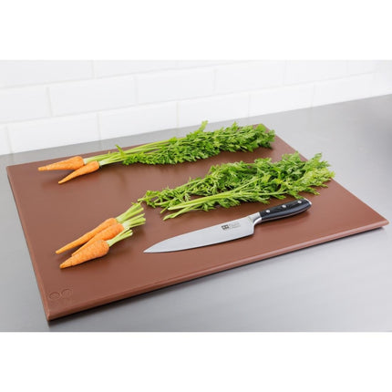 Hygiplas High Density Chopping Board Brown - 600x450x12mm