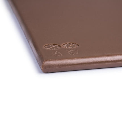 Hygiplas High Density Chopping Board Brown - 600x450x12mm