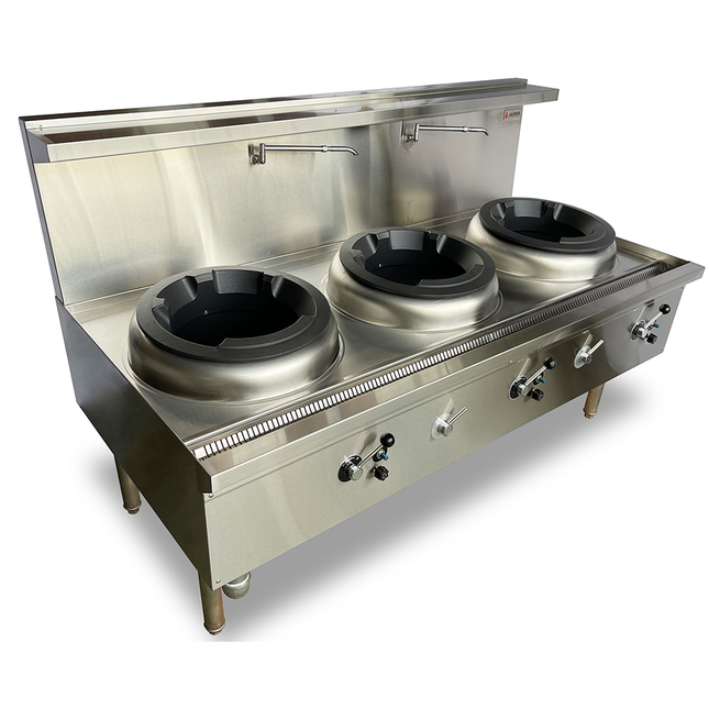 Jasper Triple Gas Wok Burner (Chimney Burner) LPG JA-3CB-L