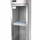 Simco JCF40FSGR upright single glass door display freezer — front view