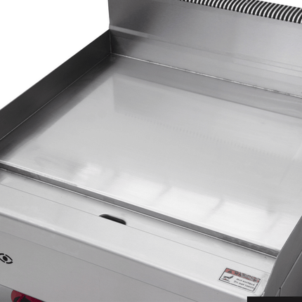 GasMax 600mm Benchtop 2 Burner Gas Griddle JUS-TRG60E