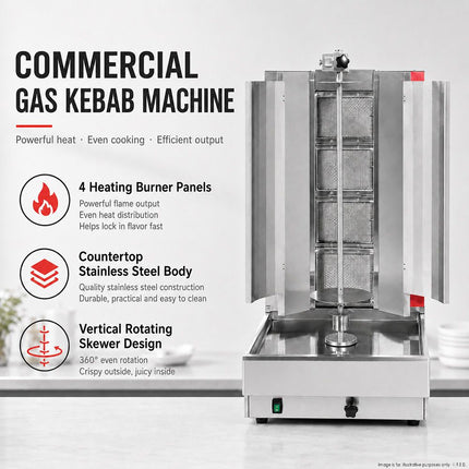 GasMax KB-4LPG Kebab Machine — view 5