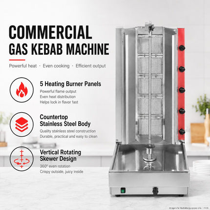 GasMax KB-5 Kebab Machine — view 5