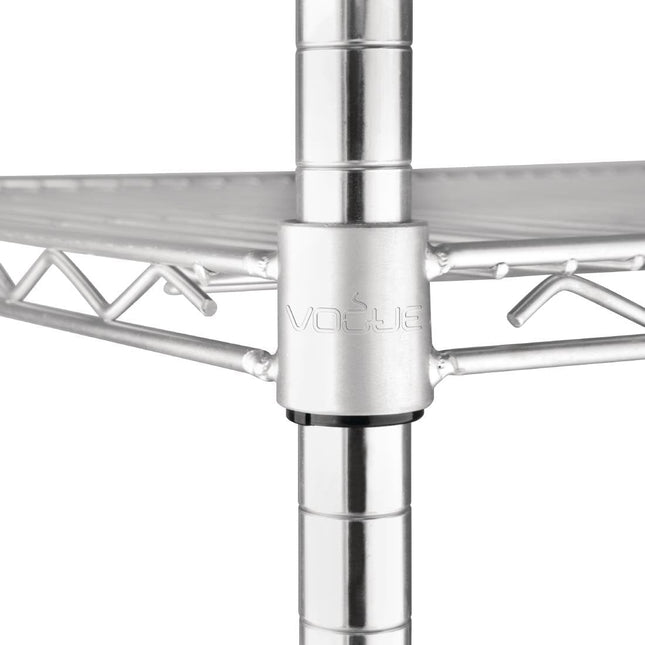 Vogue 4 Tier Wire Tower Unit Shelving Kit 460 or 610mm Depth