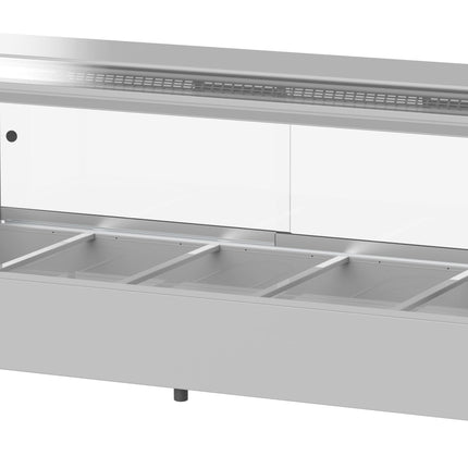 Woodson Module Square Glass Hot Food Display W.HFSQ25 5