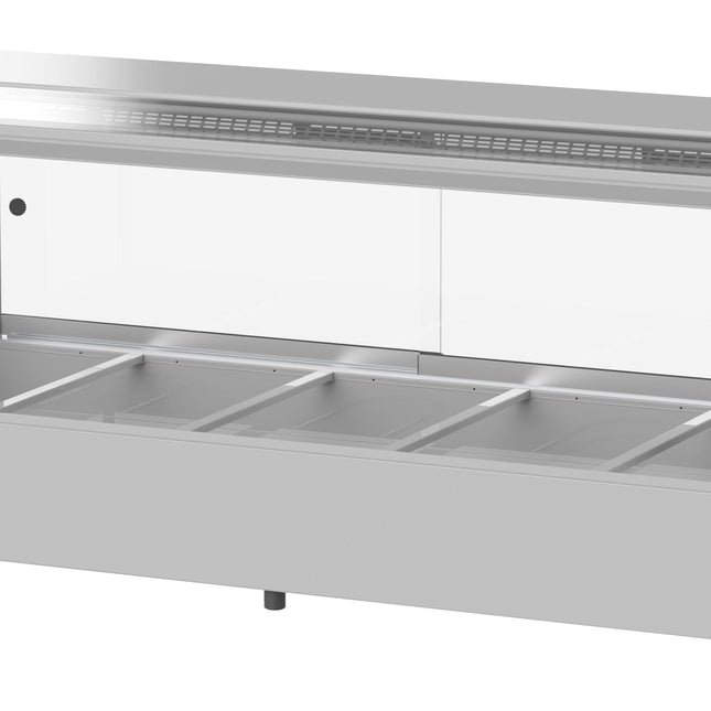 Woodson Module Square Glass Hot Food Display W.HFSQ25 5