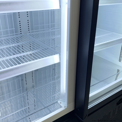 Thermaster LG-1000BGBM Double Glass Door Supermarket Display Fridge — view 2