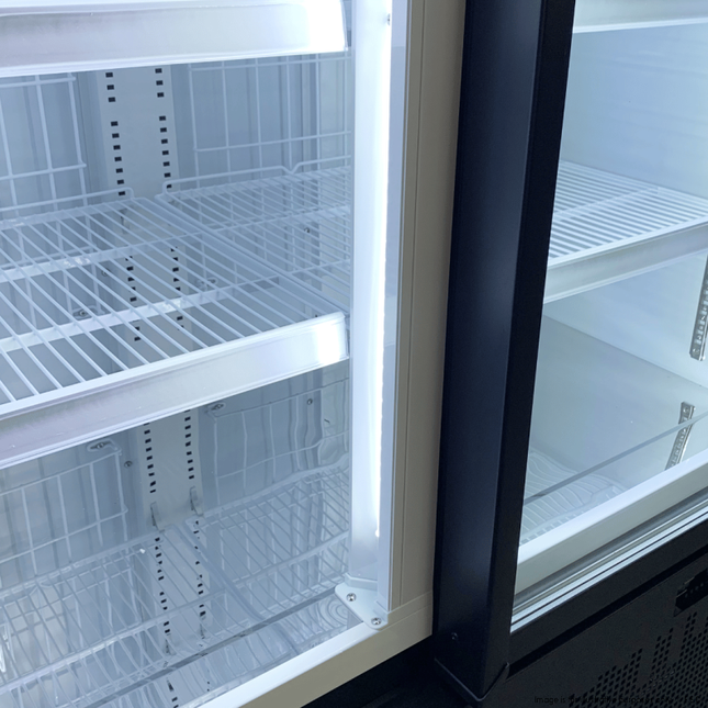 Thermaster LG-1000BGBM Double Glass Door Supermarket Display Fridge — view 2