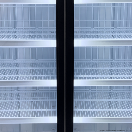 Thermaster LG-1000BGBM Double Glass Door Supermarket Display Fridge — view 3