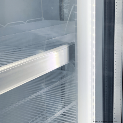 Thermaster LG-1000BGBM Double Glass Door Supermarket Display Fridge — view 4