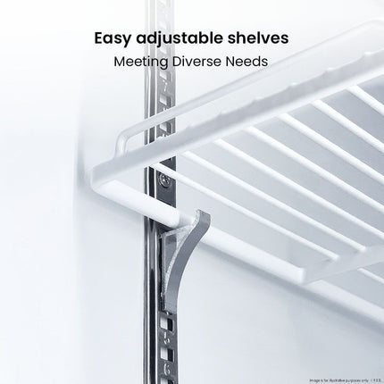 Thermaster LG-1000SDBP Upright Drink Fridge — Side View