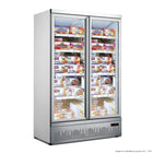 Thermaster LG-1000GBMF Double Door Display Freezer — stocked view