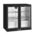 Thermaster Under Bench double Heated Glass Doors Bar Cooler with heater switch - LG-208TD