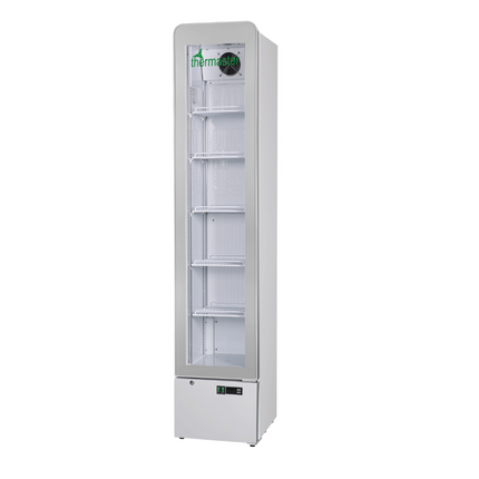 Thermaster 166L Upright Glass Door Beverage Display Fridge LG166FA