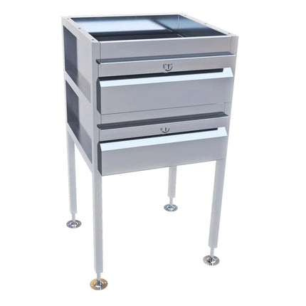 3Monkeez Freestanding Stainless Steel Drawer Unit