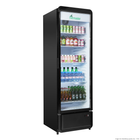 Thermaster SDC-343B Upright Glass Door Beverage Fridge — front 3/4 view