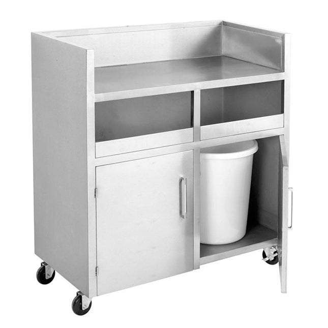 Modular Systems MBS118 stainless steel cabinet — front view