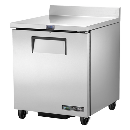 True Worktop Counter Refrigerator 1 Solid Swing Door TWT-27-HC-TR