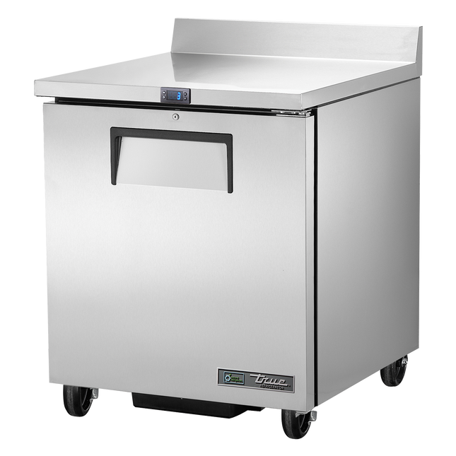 True Worktop Counter Refrigerator 1 Solid Swing Door TWT-27-HC-TR