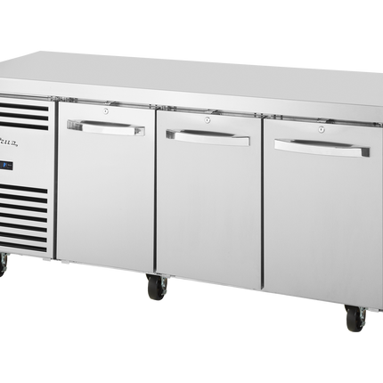 True 1/1 GN Counter Refrigerator 3 Section TCR1/3-CL-SS-DL-DR-DR-TR