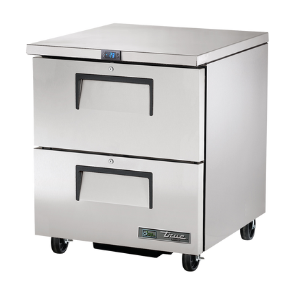 True Undercounter Foodservice Freezer 2 Drawers TUC-27F-D-2-HC-TR