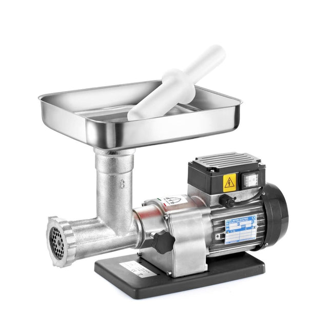 Tre Spade MNS0008 electric meat mincer No.8 — front view