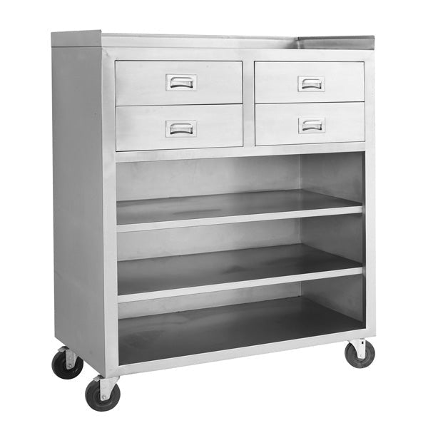 Modular Systems MS116 stainless steel cabinet — front view