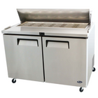 Atosa 2 Door Sandwich Prep Table Fridge - 1225mm MSF8306