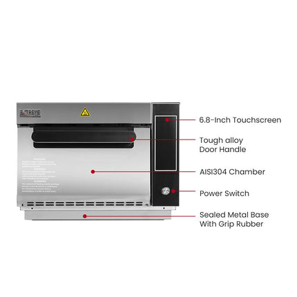Extreme Pro 4L Speed Oven with Touchscreen - NP-MWO-T