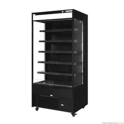 Thermaster OC-915B Open Multideck Beverage Display Fridge — Side View
