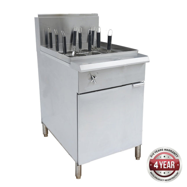 GasMax PC150-9 pasta cookers — front view
