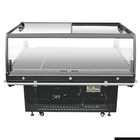 Thermaster PDK-1360D Open Display Promotion Showcase Fridge with Sliding Glass Doors - Front View