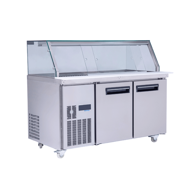 Thermaster PG150FA-XG cold bain marie — front view