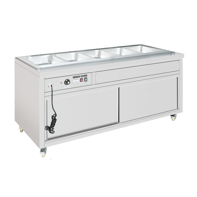 Thermaster PG180FE-XB hot bain marie — front view