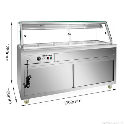 Thermaster PG180FE-XG — glass canopy detail