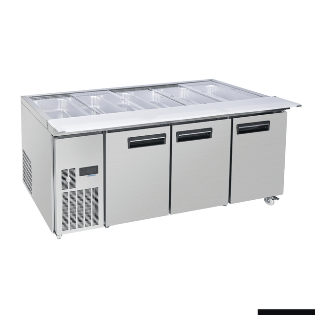 Thermaster PG210FA-XB salad/noodle/sandwich prep bar fridge — view 2