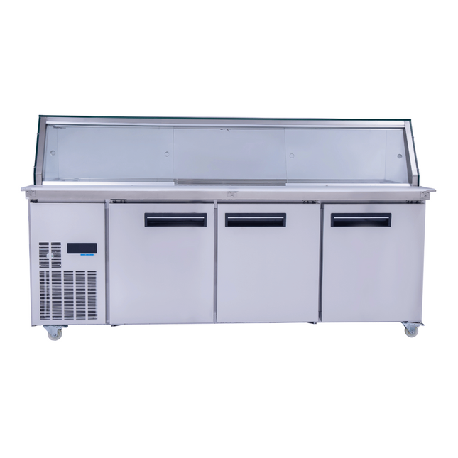 Thermaster 2100mm Cold Salad & Noodle Bar 6x1/1 GN Refrigerated Bain Marie PG210FA-XG