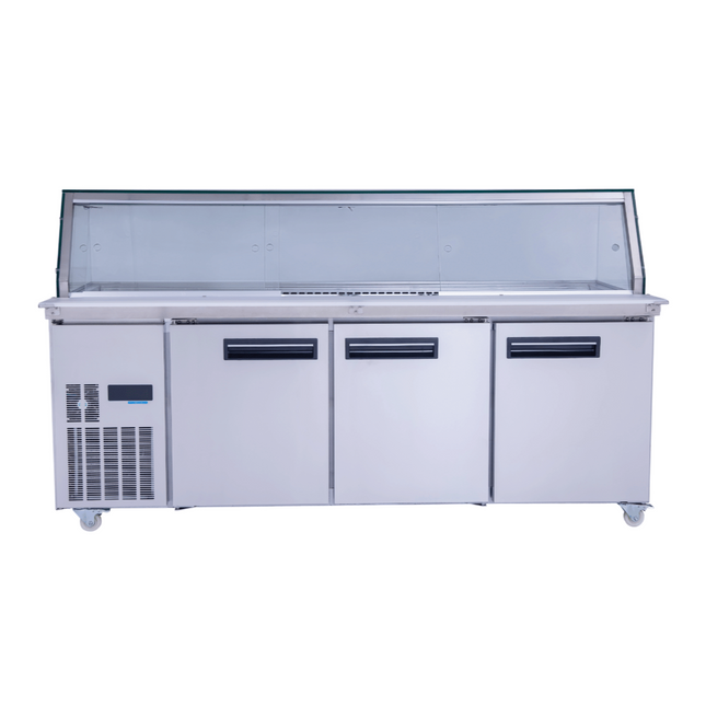 Thermaster 2100mm Cold Salad & Noodle Bar 6x1/1 GN Refrigerated Bain Marie PG210FA-XG