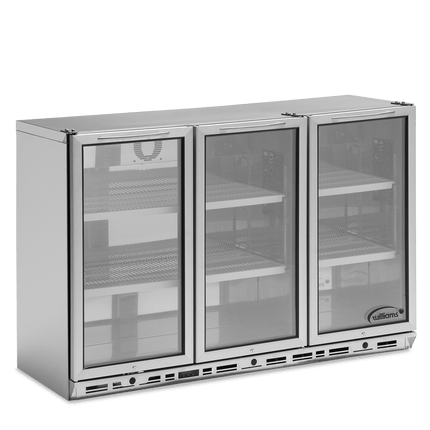 Williams Three Door Stainless Steel Bottle Cooler 800mm High