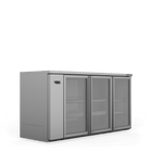 Williams Cameo - Three Door Stainless Steel Remote Back Bar Counter Display Refrigerator