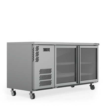 Williams Boronia - Two Door Stainless Steel Under Counter Display Refrigerator